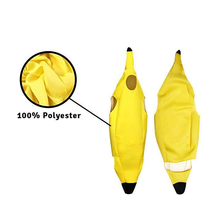 Adult Banana Costume – Funny Unisex Outfit for Halloween & Parties