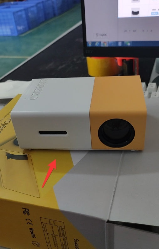 Mini LED Projector – YG300 Portable HD Home Theater with USB & HDMI