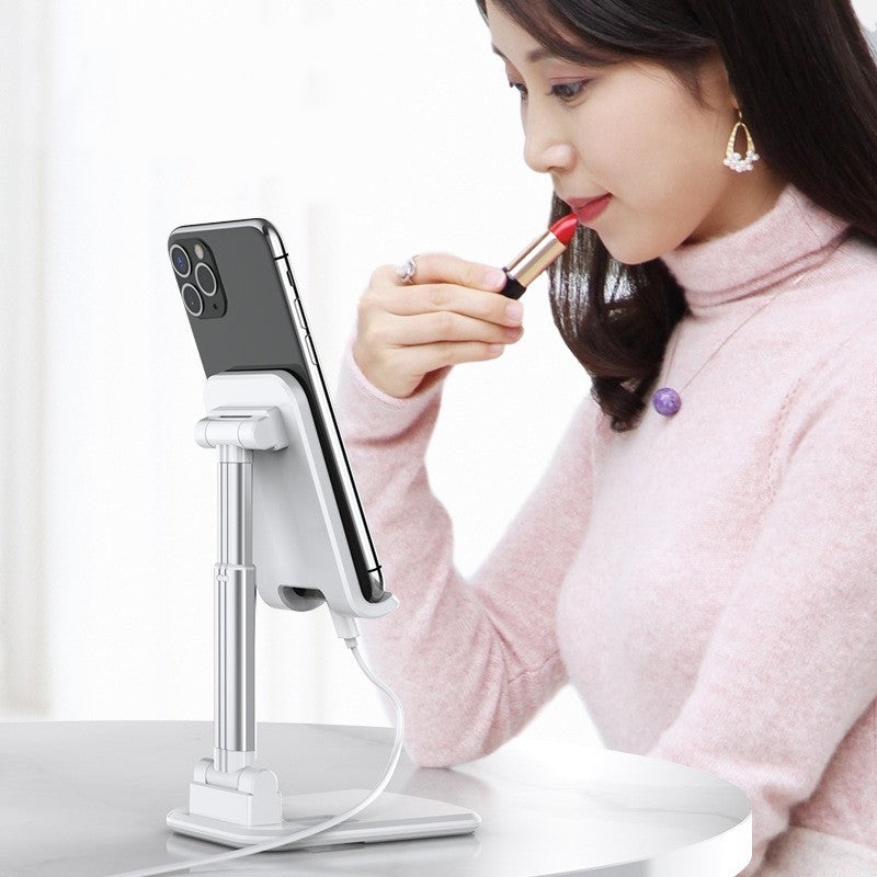 Folding Telescopic Phone & Tablet Stand β Adjustable, Portable & Compact (4β12β)