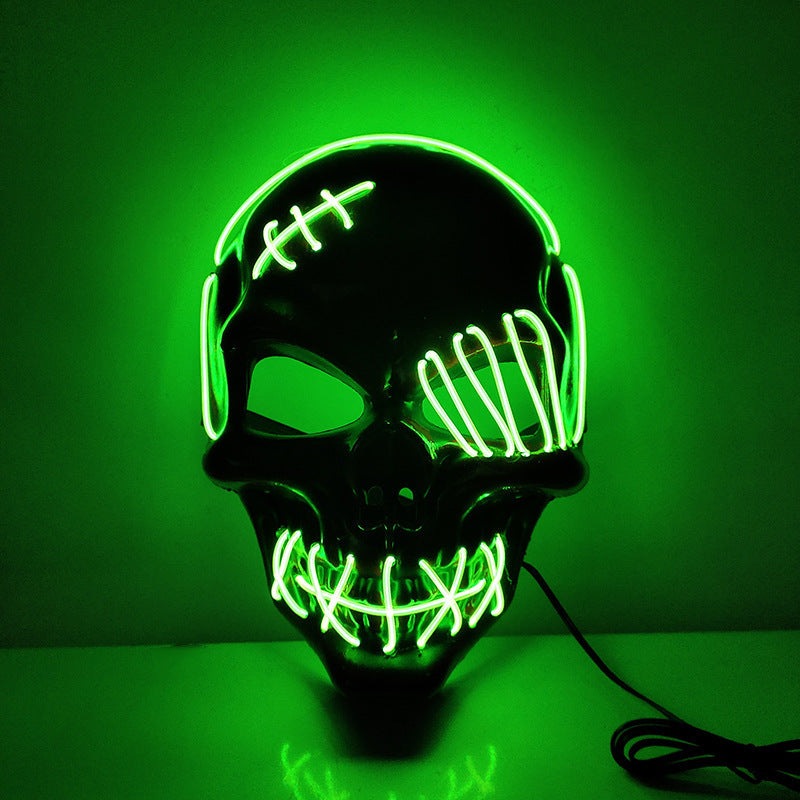 LED Glowing Halloween Mask – Ergonomic Fit | 10 Colors
