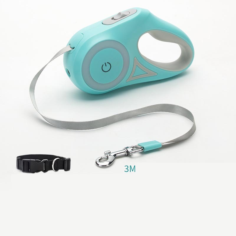 Automatic Retractable Dog Leash with Collar – Pet Lead for Small & Medium Dogs or Cats