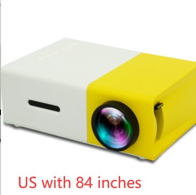 Mini LED Projector – YG300 Portable HD Home Theater with USB & HDMI