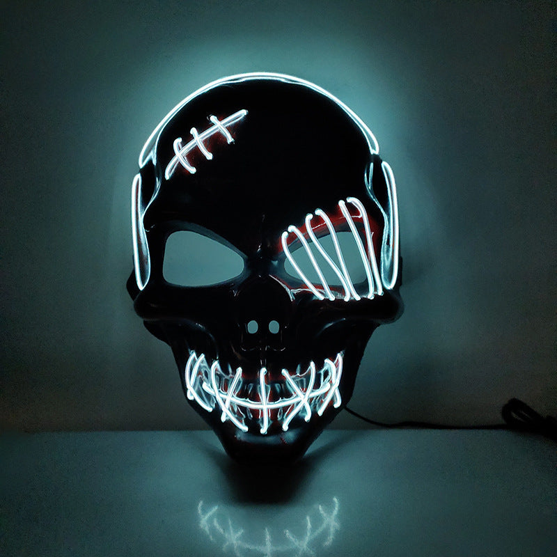 LED Glowing Halloween Mask – Ergonomic Fit | 10 Colors