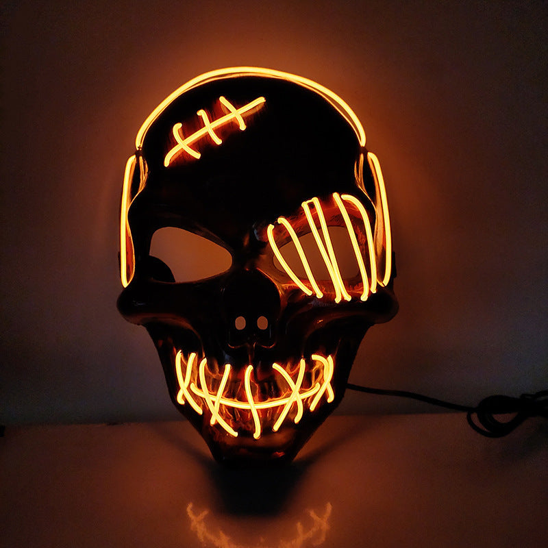 LED Glowing Halloween Mask – Ergonomic Fit | 10 Colors
