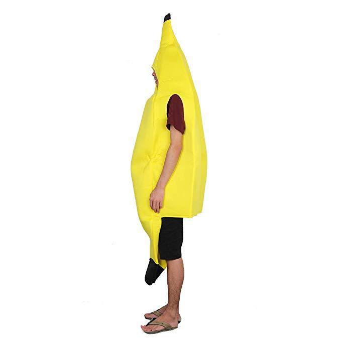 Adult Banana Costume – Funny Unisex Outfit for Halloween & Parties