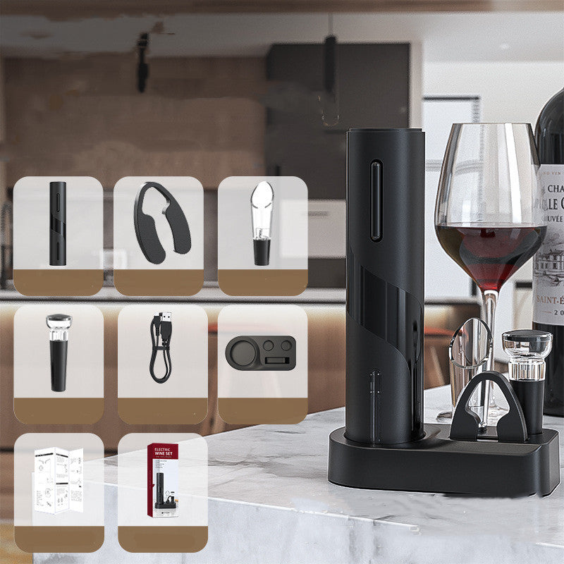 Electric Wine Bottle Opener Set
