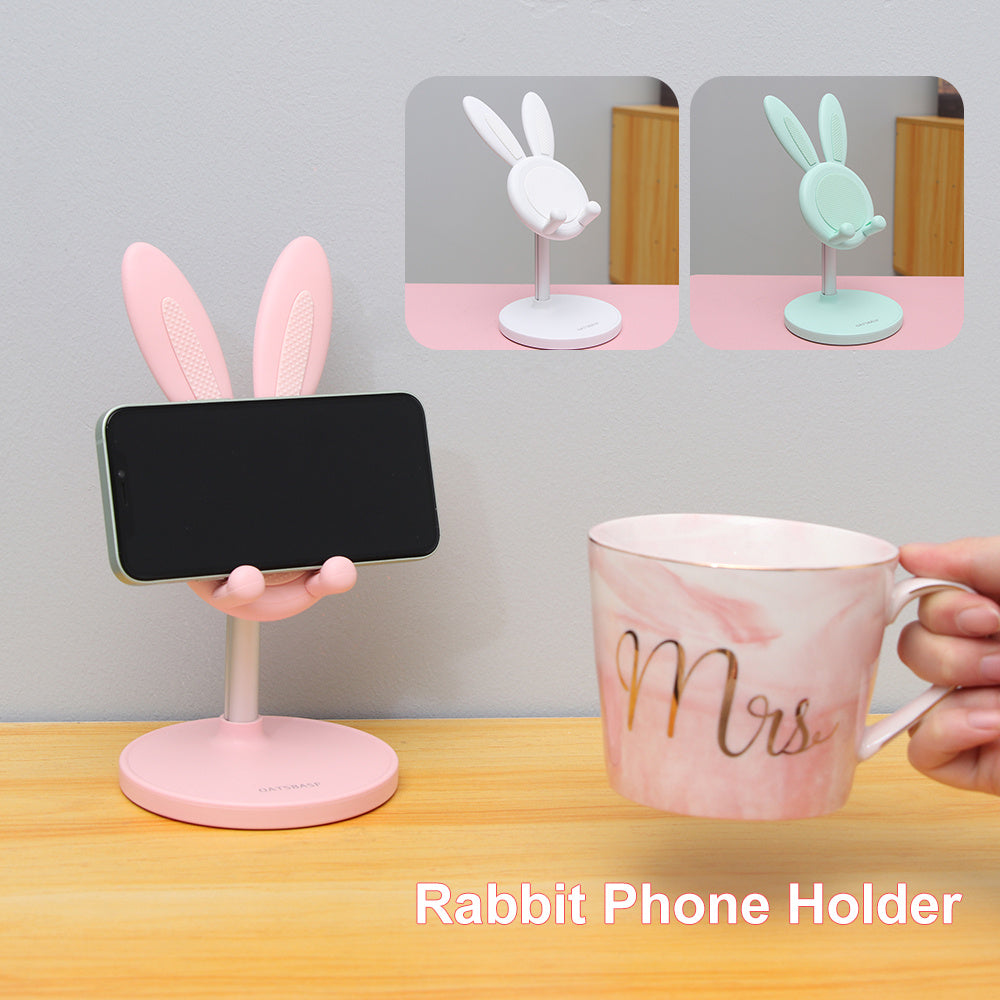 Flexible Lazy Phone & Tablet Holder – Adjustable Desktop Mount (White, Pink, Green)