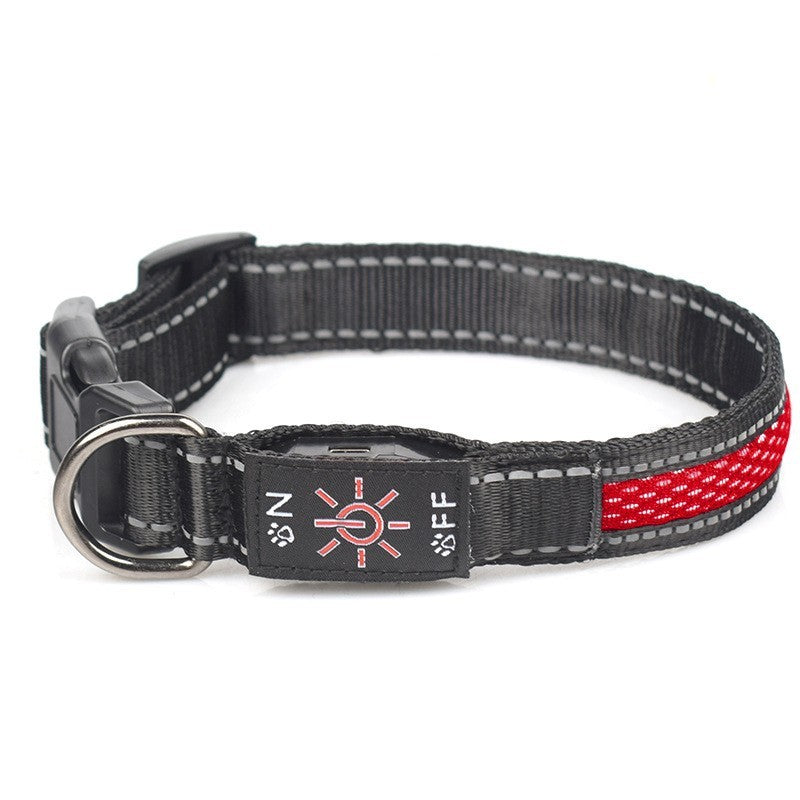 LED Rechargeable Pet Collar – Keep Your Pet Safe & Seen at Night