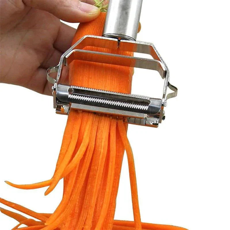Ultra-Sharp Stainless Steel 2-in-1 Vegetable Peeler - Home & Garden Decor (view 4)