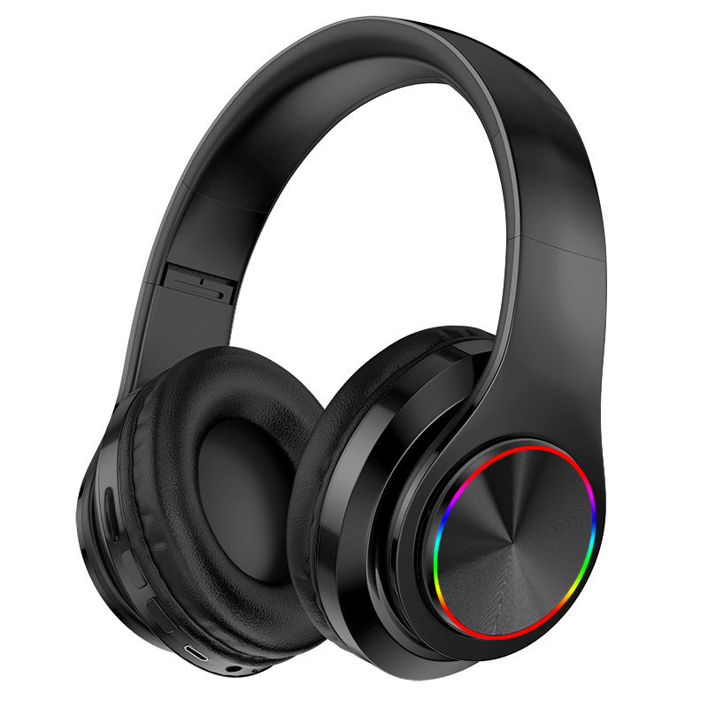 Wireless LED Bluetooth Headset – 7-Color Light | 40mm Speaker | Up to 10H Playtime
