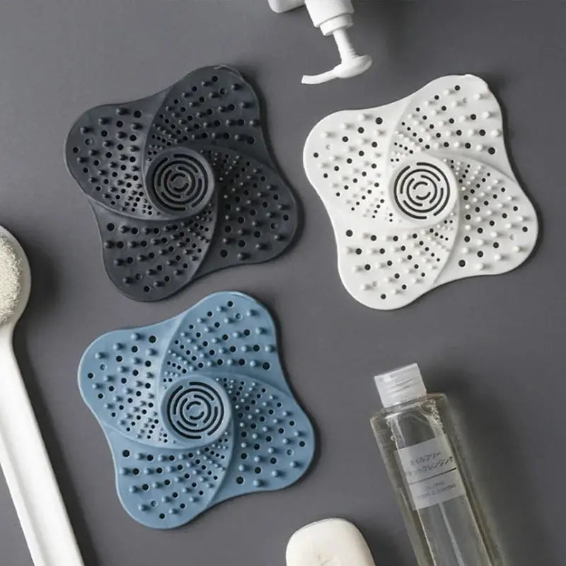Anti-Clog Spiral Shower Drain Hair Catcher - Bathtub & Shower Drain Protector Hair Trap, Fits Most Standard Drains, Easy Clean