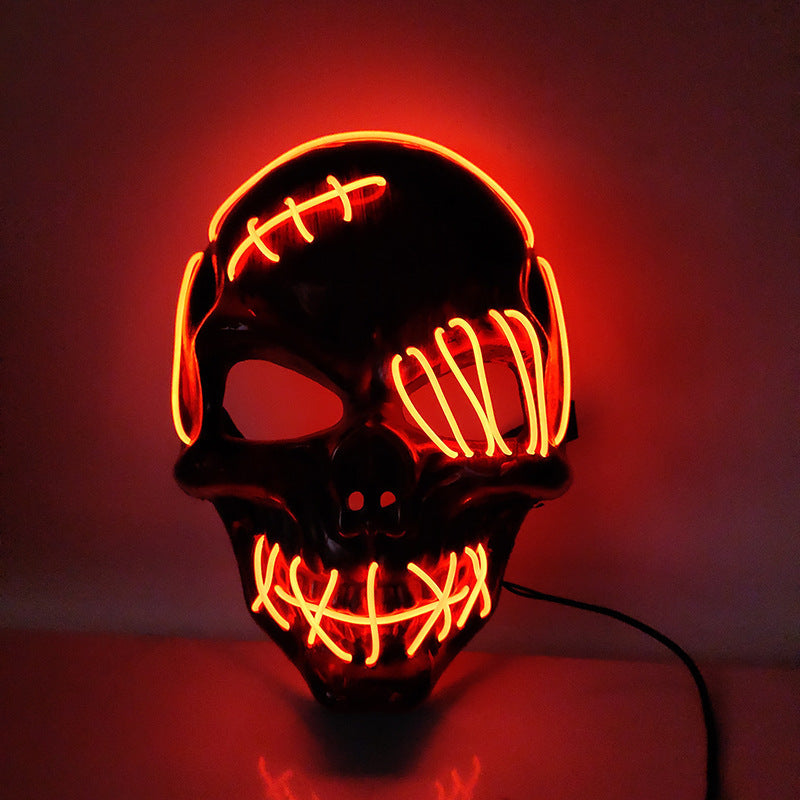 LED Glowing Halloween Mask – Ergonomic Fit | 10 Colors