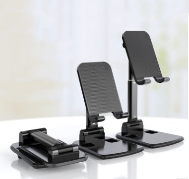 Folding Telescopic Phone & Tablet Stand – Adjustable, Portable & Compact (4–12”)