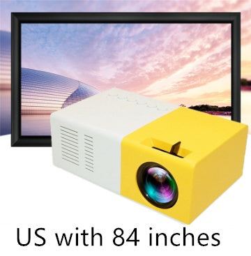 Mini LED Projector – YG300 Portable HD Home Theater with USB & HDMI