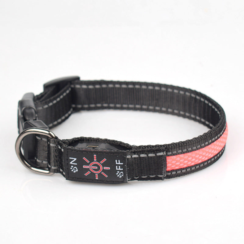 LED Rechargeable Pet Collar – Keep Your Pet Safe & Seen at Night
