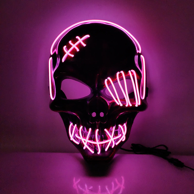LED Glowing Halloween Mask – Ergonomic Fit | 10 Colors