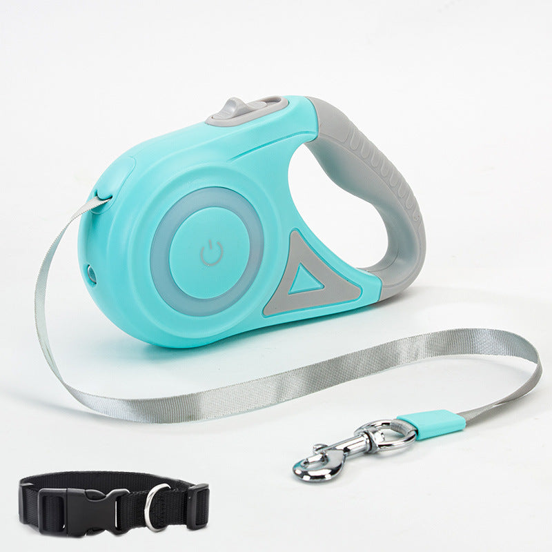 Automatic Retractable Dog Leash with Collar – Pet Lead for Small & Medium Dogs or Cats
