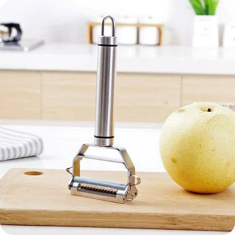 Ultra-Sharp Stainless Steel 2-in-1 Vegetable Peeler - Home & Garden Decor (view 5)