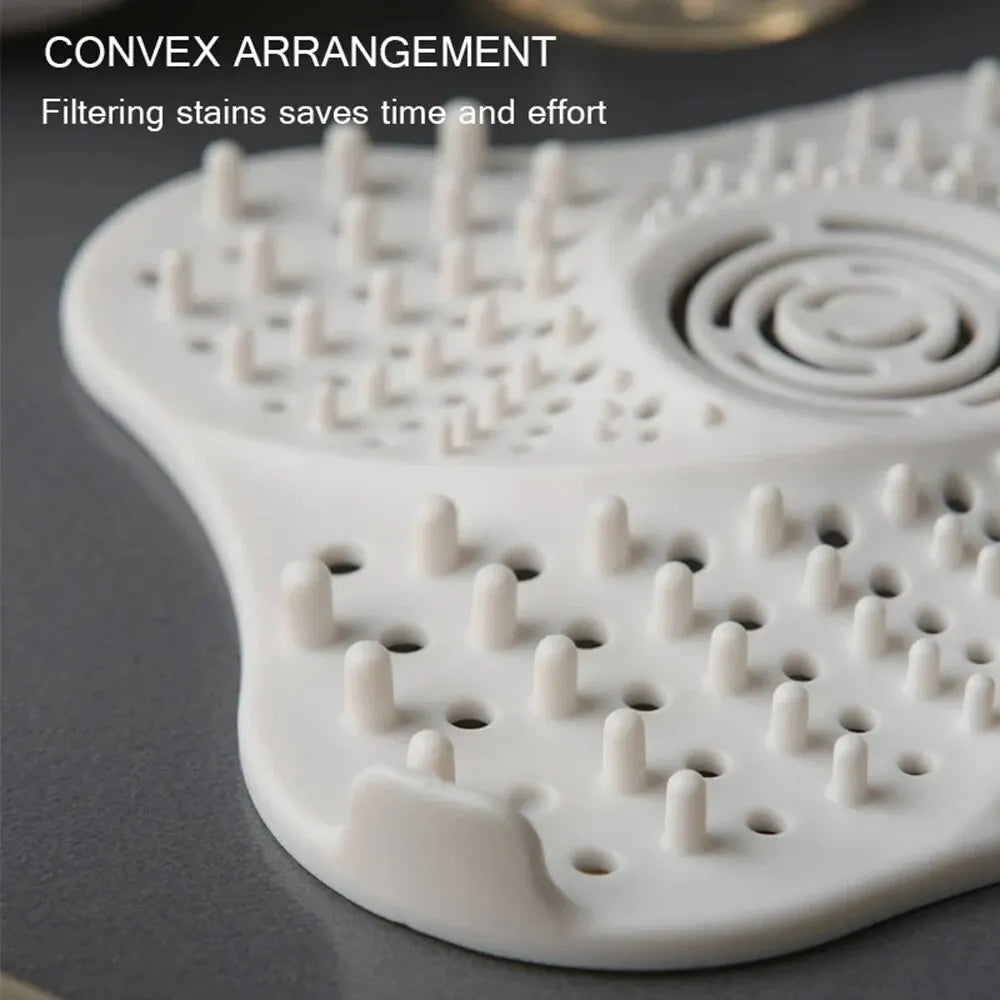 Anti-Clog Spiral Shower Drain Hair Catcher - Bathtub & Shower Drain Protector Hair Trap, Fits Most Standard Drains, Easy Clean