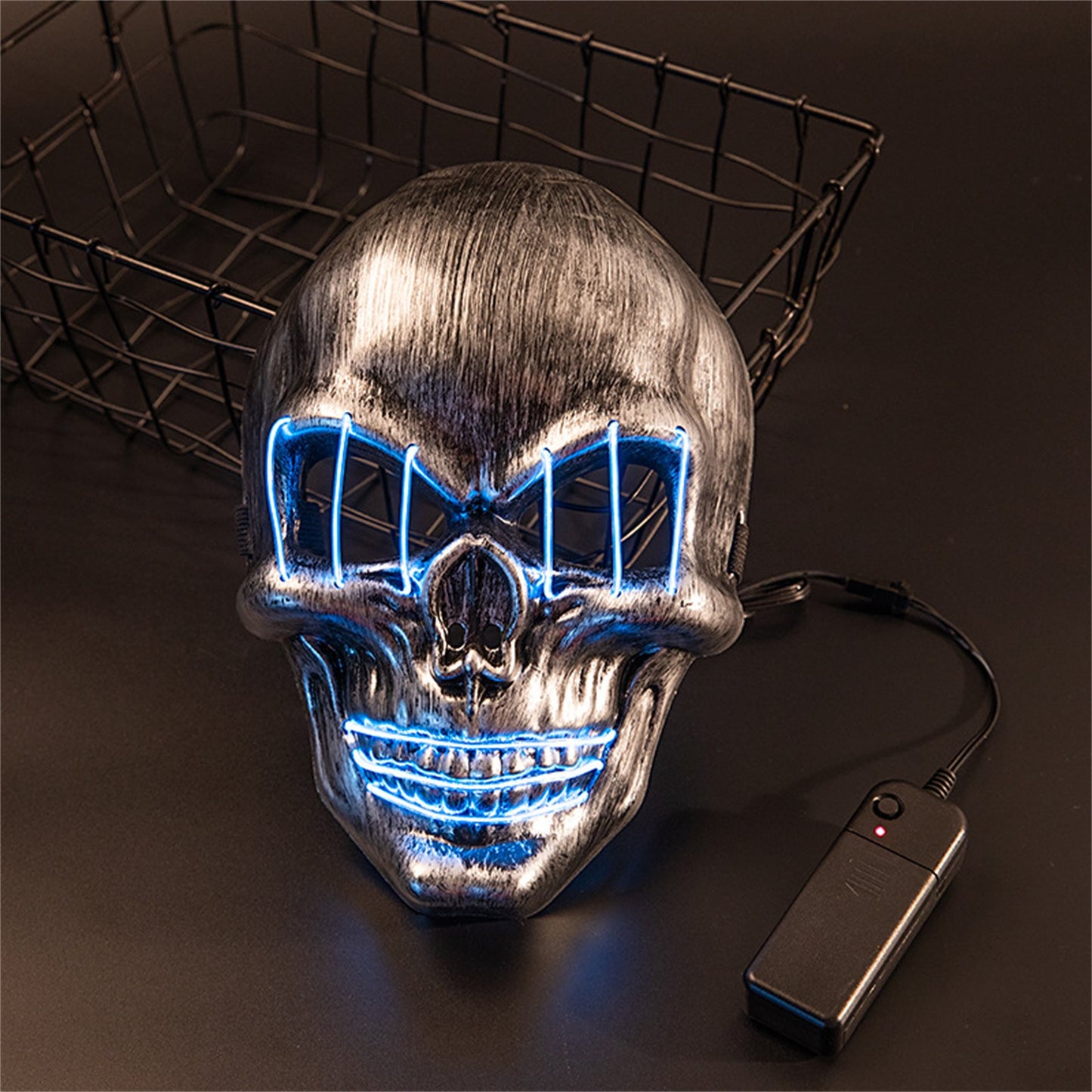 LED Skull Mask – 3 Glow Modes | Cold Light Effect