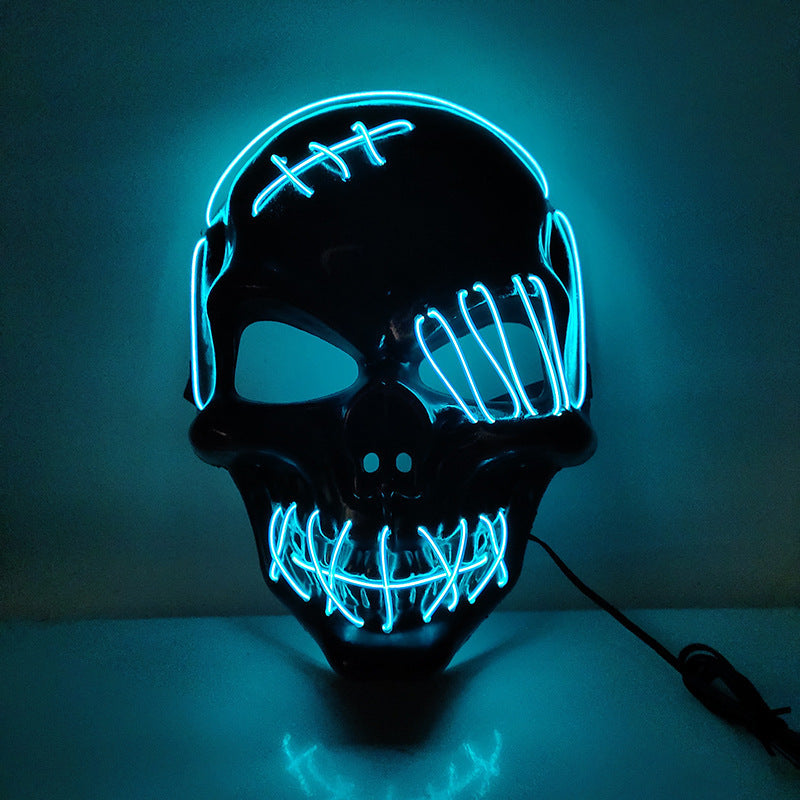 LED Glowing Halloween Mask – Ergonomic Fit | 10 Colors