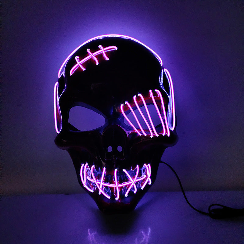 LED Glowing Halloween Mask – Ergonomic Fit | 10 Colors