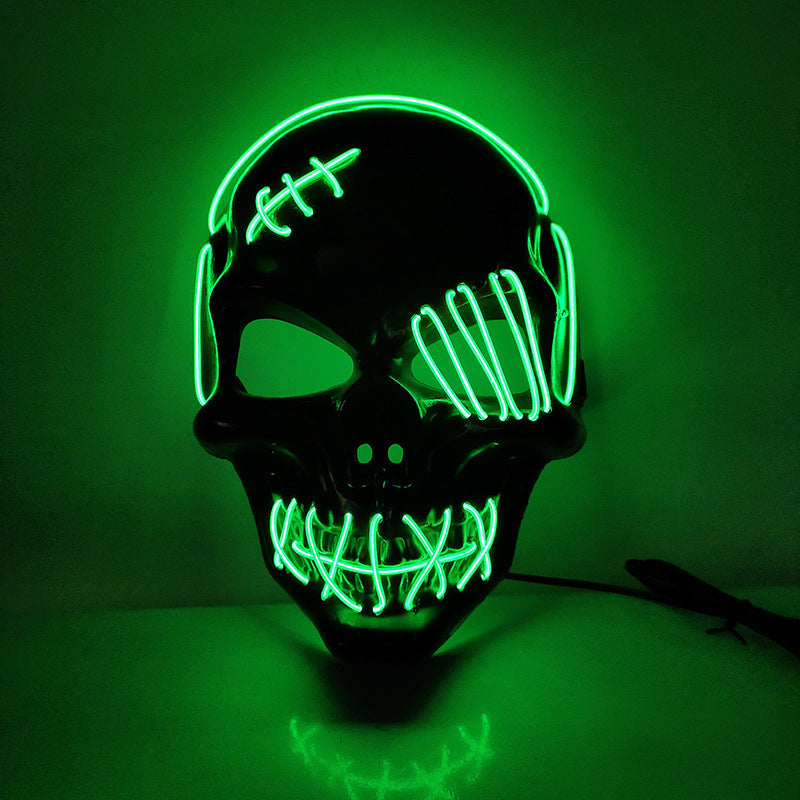 LED Glowing Halloween Mask – Ergonomic Fit | 10 Colors