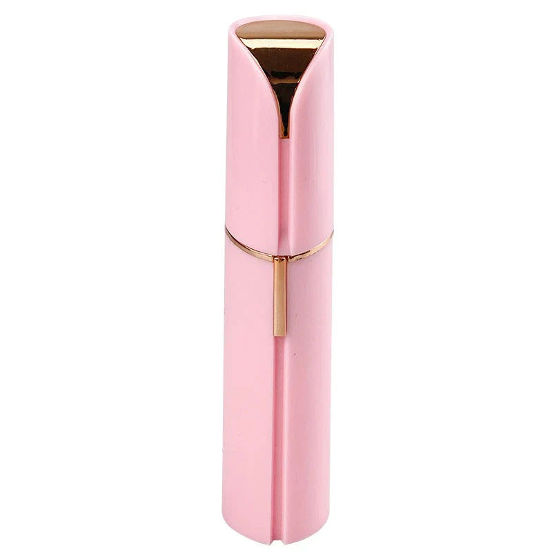 Compact Portable Electric Facial Hair Remover for Women - Painless Peach Fuzz Trimmer for Face, Upper Lip & Chin, Travel Size