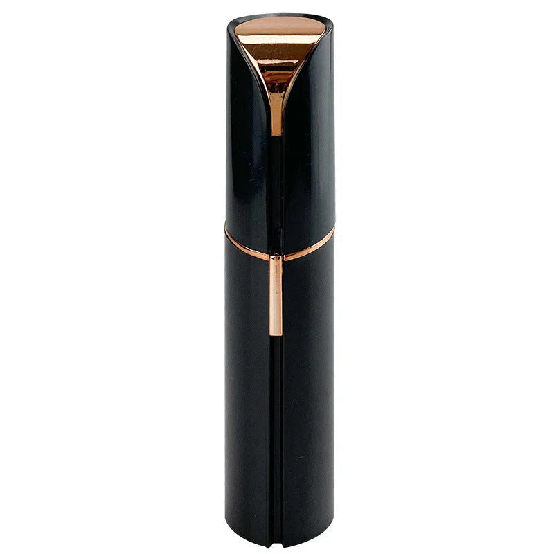 Compact Portable Electric Facial Hair Remover for Women - Painless Peach Fuzz Trimmer for Face, Upper Lip & Chin, Travel Size