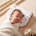 U-Shaped Infant Head Support Pillow for Newborns - Soft Breathable Baby Cushion for Supervised Tummy Time, Machine Washable