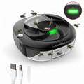 Electric Fly Trap for Indoor & Outdoor Use - Chemical-Free Quiet Spinning Fly Catcher for Kitchen, Patio, Picnic & Restaurant