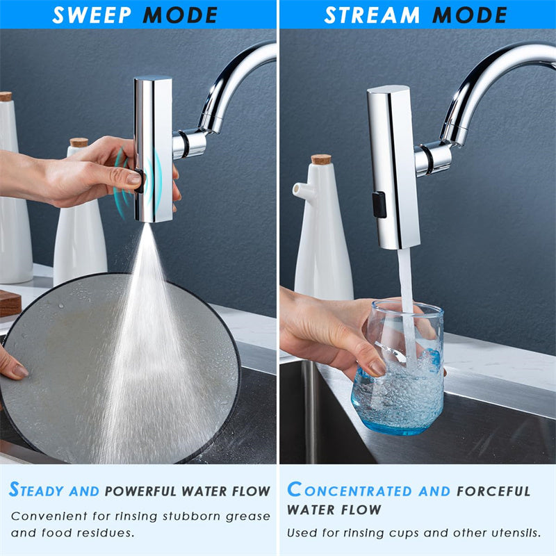 3-in-1 Rotating Kitchen Faucet Head