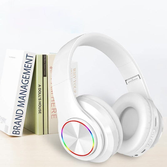 Wireless LED Bluetooth Headset – 7-Color Light | 40mm Speaker | Up to 10H Playtime