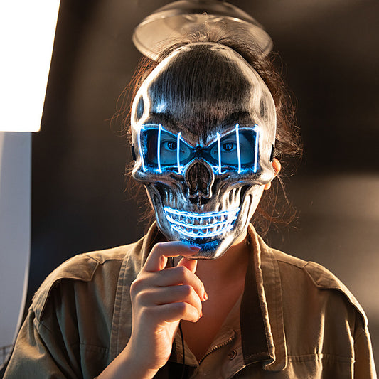 LED Skull Mask – 3 Glow Modes | Cold Light Effect