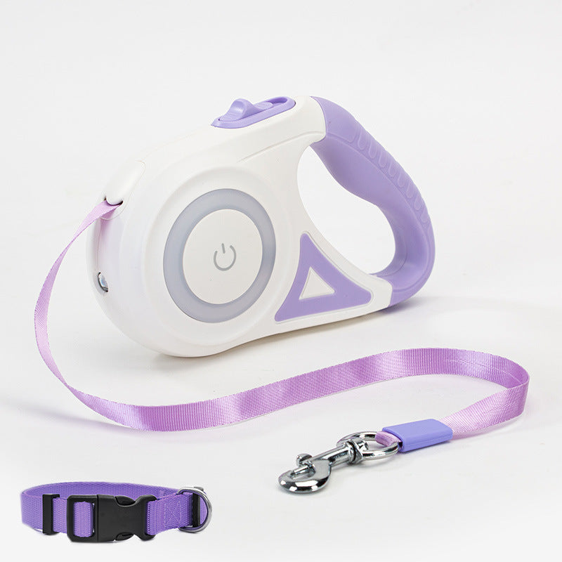 Automatic Retractable Dog Leash with Collar – Pet Lead for Small & Medium Dogs or Cats