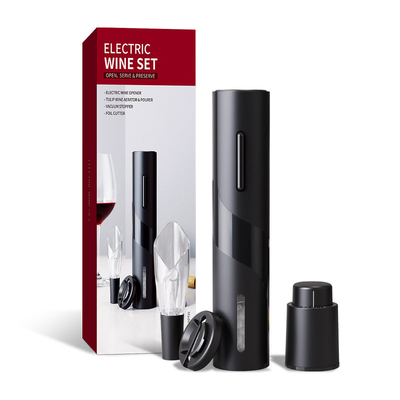Electric Wine Bottle Opener Set