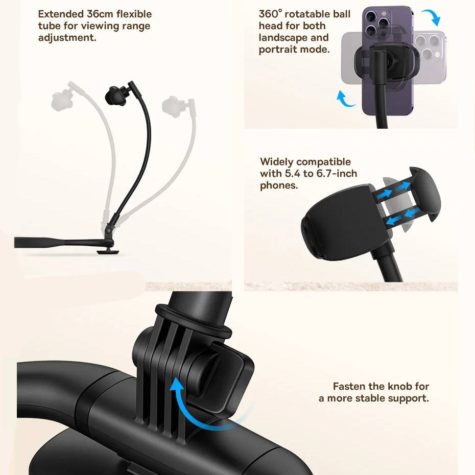 Versatile Adjustable Phone Holder - Car Accessories (view 6)