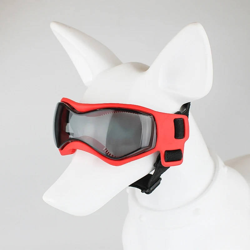 Dog Goggles for Small, Medium & Large Dogs - Shatter-Resistant Sun & Wind Protection Glasses, Adjustable Strap for Car Rides, Hiking & Wind