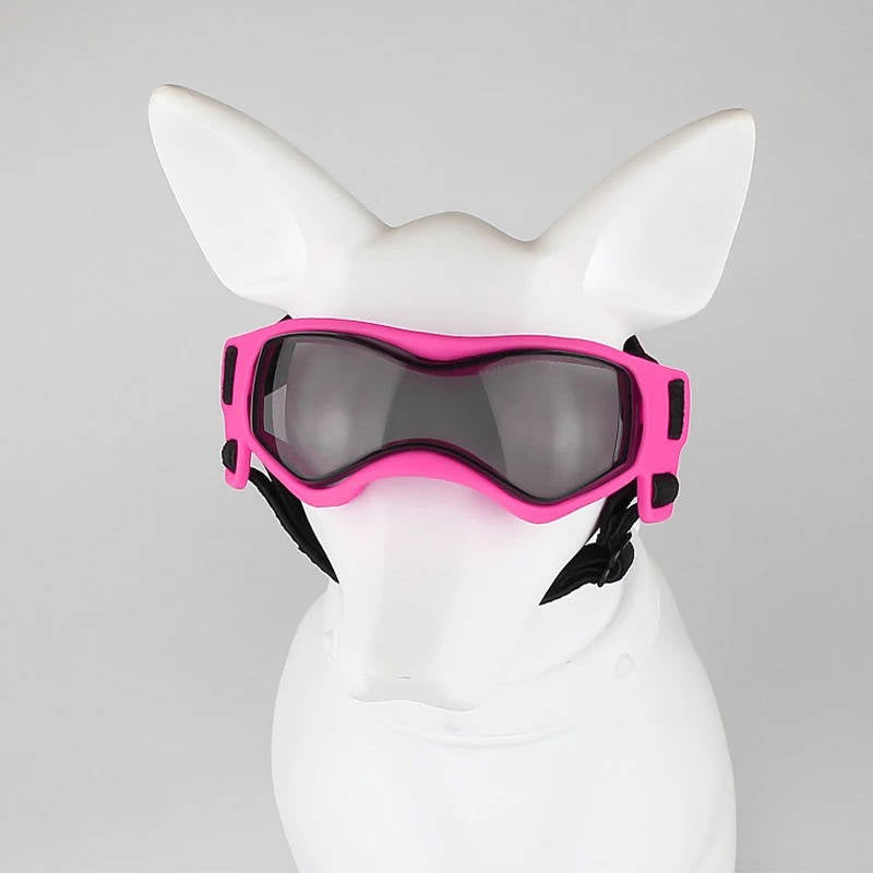 Dog Goggles for Small, Medium & Large Dogs - Shatter-Resistant Sun & Wind Protection Glasses, Adjustable Strap for Car Rides, Hiking & Wind