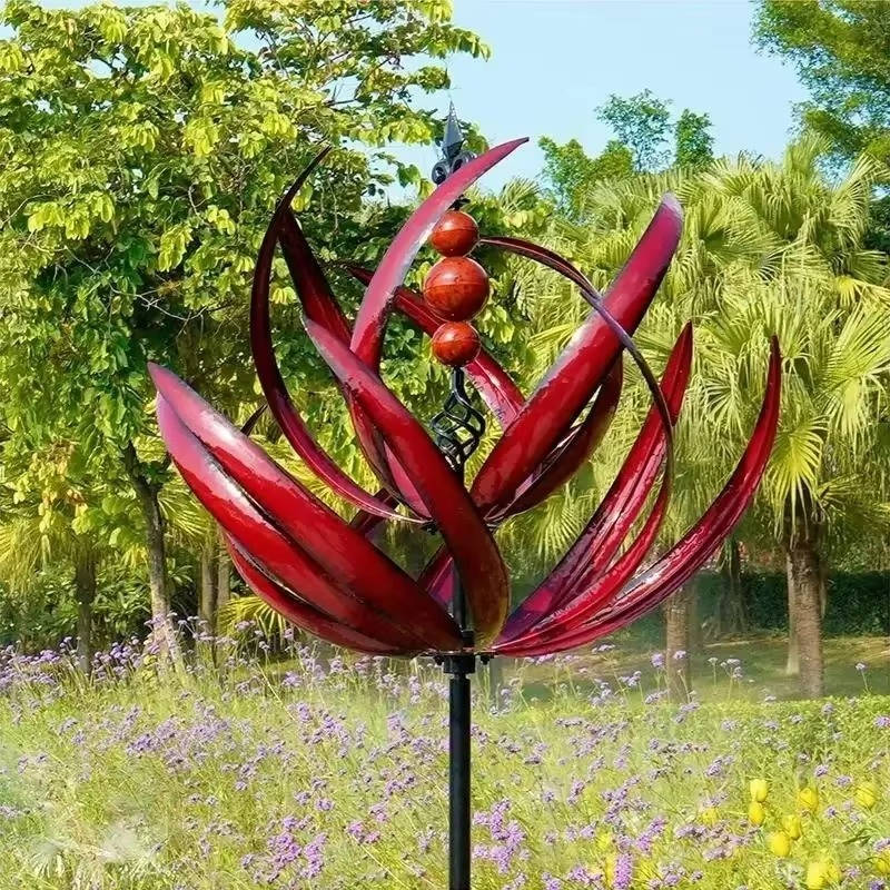 Elegant Metal Wind Spinner - Home & Garden Decor (view 4)
