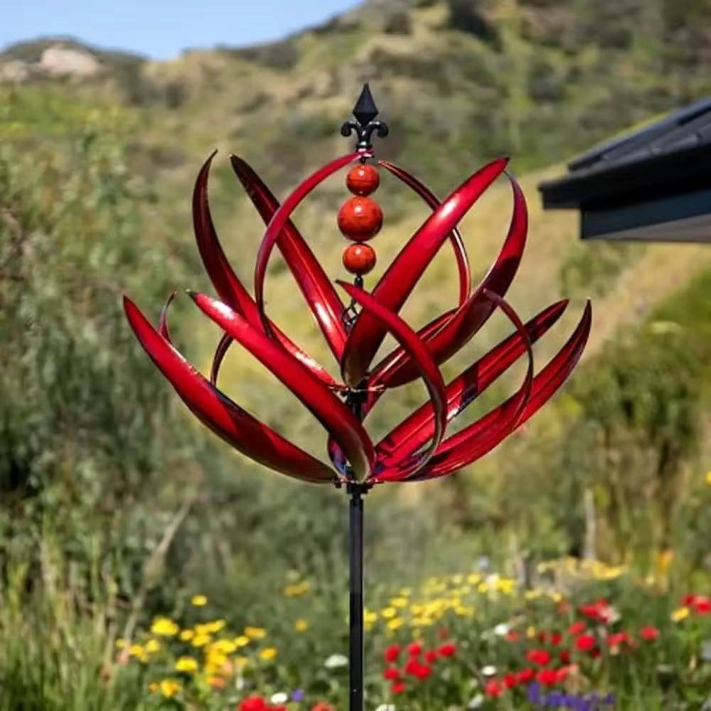 Elegant Metal Wind Spinner - Home & Garden Decor (view 2)