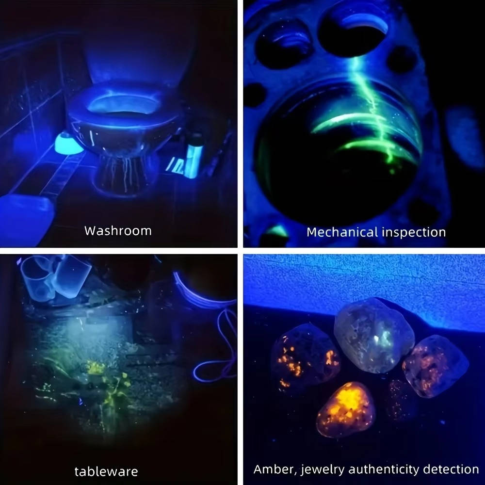 Rechargeable UV Flashlight with Zoomable Beam - Electronics & Gadgets (view 4)