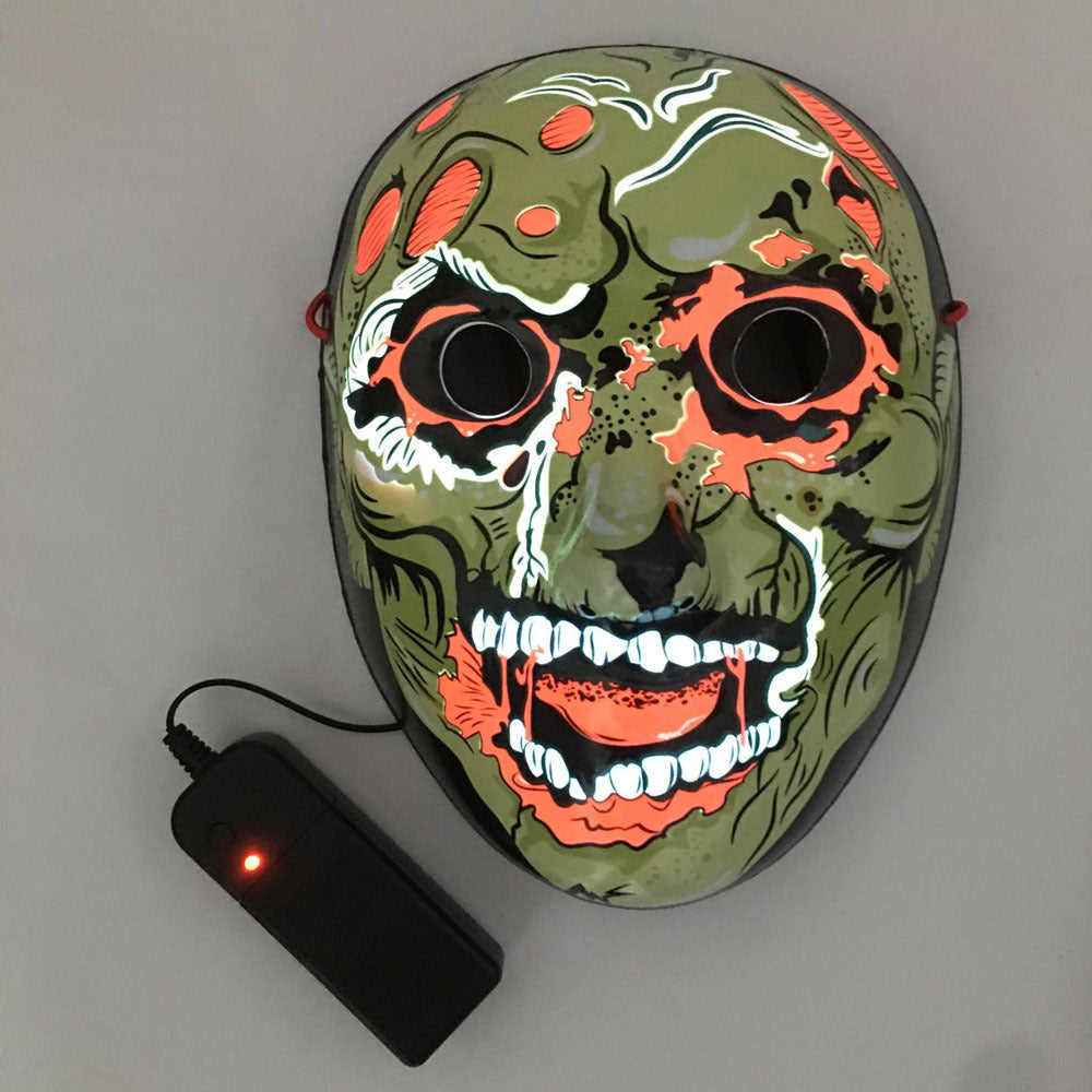Adjustable LED Skull Mask – One Size Fits All | 3 Light Modes