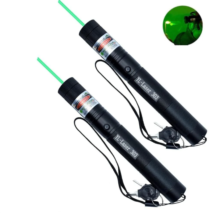 Dual Green & Red Laser Pointer - Compact Pocket Pointer for Presentations, Astronomy & Cat Toy Play