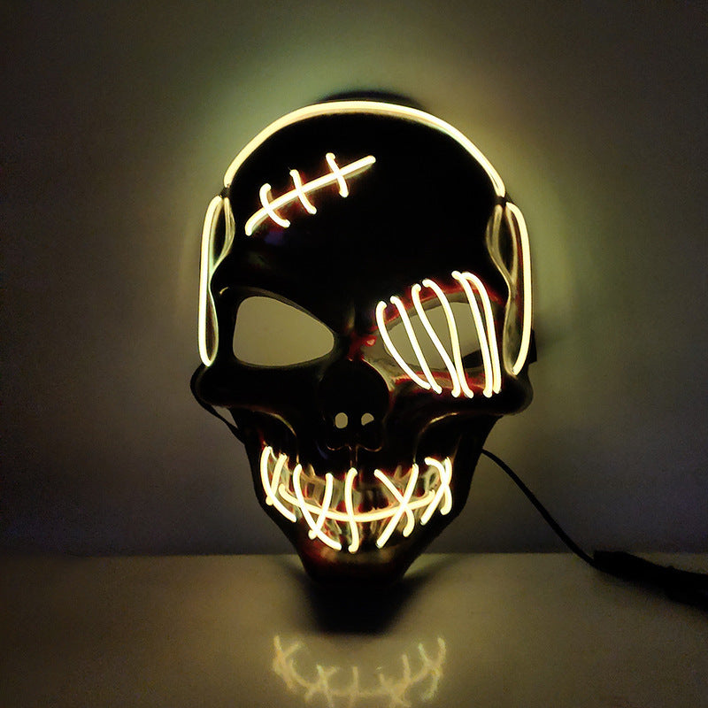 LED Glowing Halloween Mask – Ergonomic Fit | 10 Colors