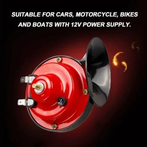 Loud 12V Train Horn for Trucks - Powerful Extra-Loud Horn for Pickup, Car, Off-Road & Farm Vehicles, Easy Install
