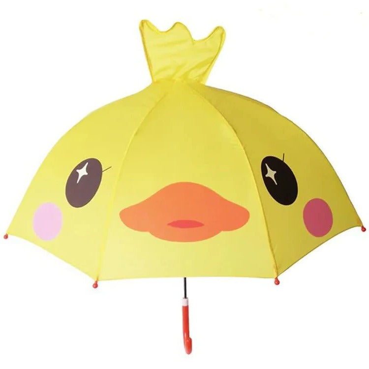 Rainbow Kids' Umbrella for Boys & Girls - Colorful Windproof Children's Rain Umbrella for School & Rainy Days