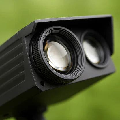 Solar LED Multi-Zoom Spotlight - Outdoor Adjustable Beam Security Light for Driveway, Backyard, Garden & Camping, Wireless