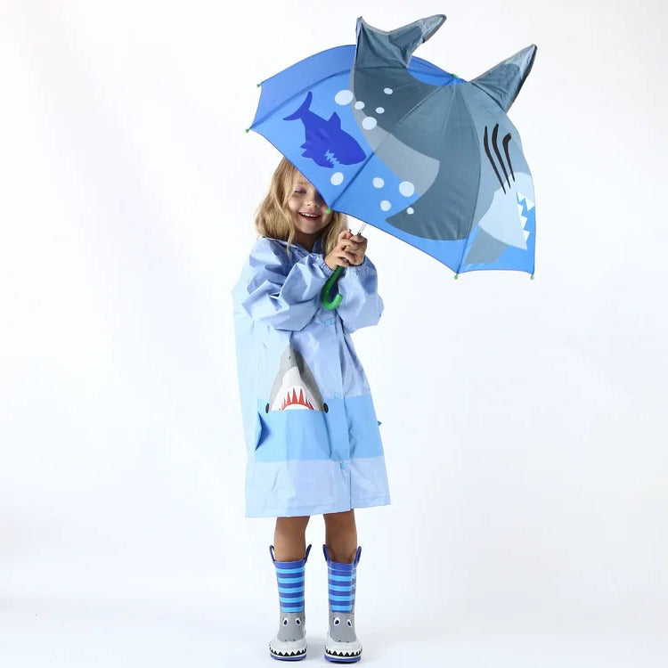 Rainbow Kids' Umbrella for Boys & Girls - Colorful Windproof Children's Rain Umbrella for School & Rainy Days
