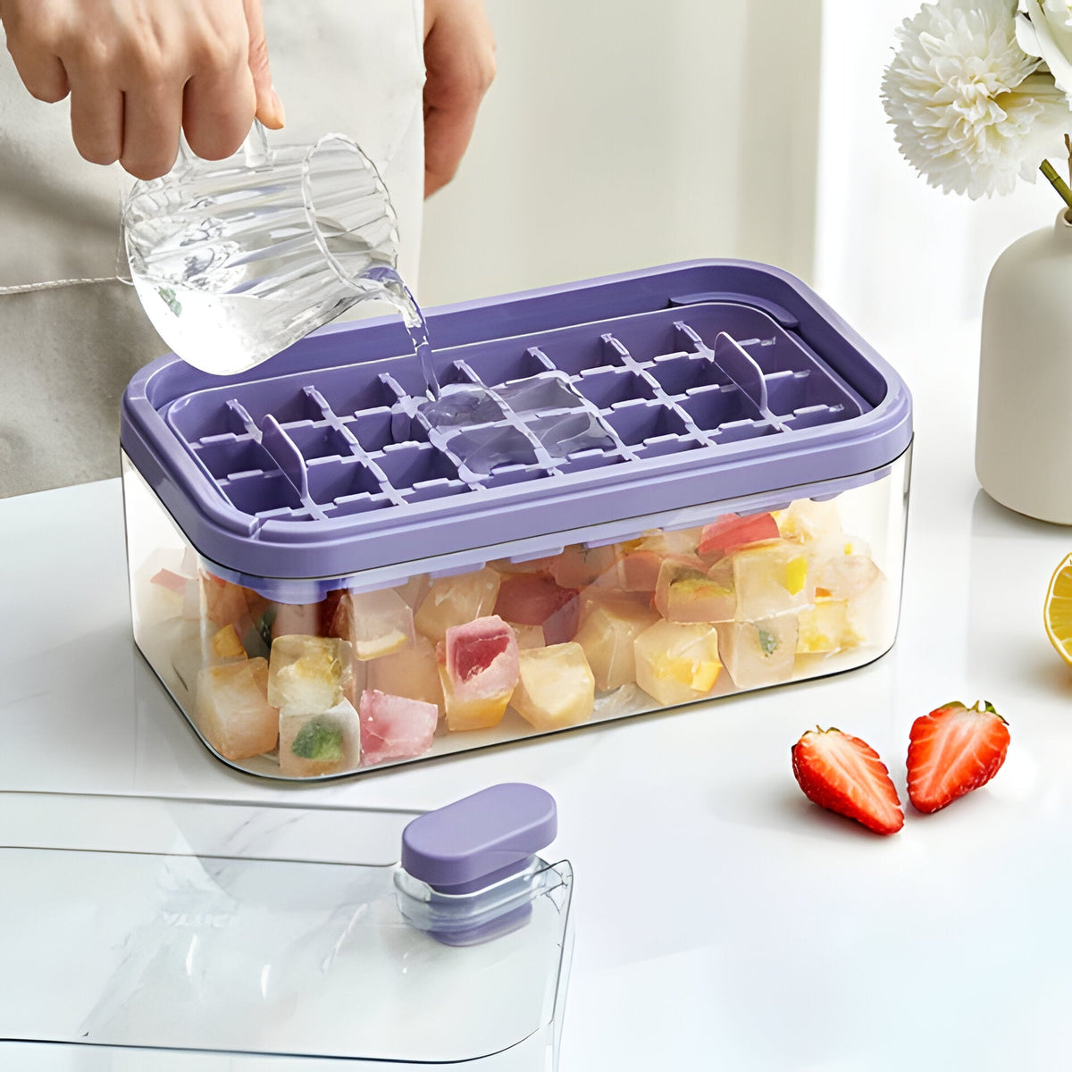 One-Click Ice Tray System - Home & Garden Decor (view 4)